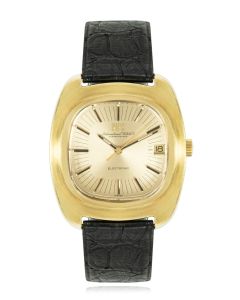 IWC NOS Electronic Old Tuning Fork Yellow Gold