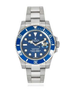 Rolex Rare Submariner Smurf Diamond Dial 116619LB