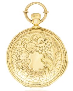 A Huguenin & Sons. A Gold Calendar Quarter Repeater Pocket Watch C1890
