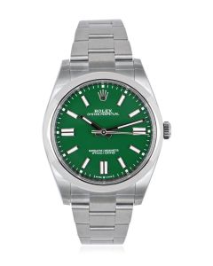 Rolex Oyster Perpetual 41mm Green Dial 134300